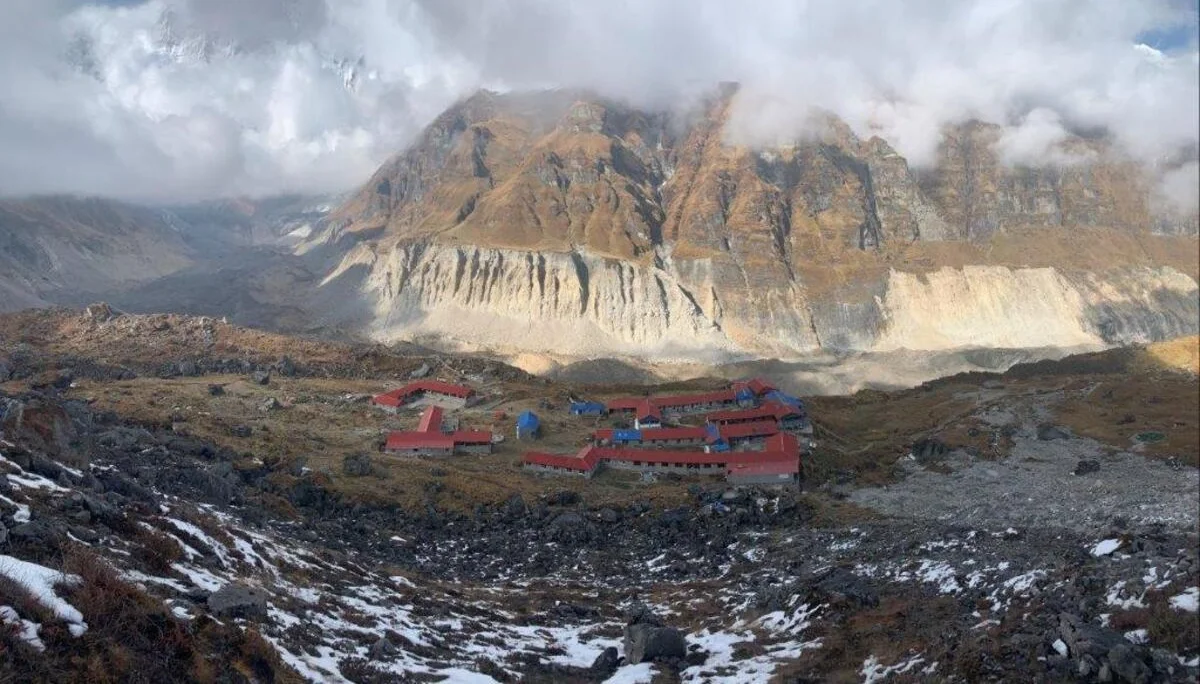 Blick auf das Annapurna Base Camp | © DAV-LU / Axel Petermann
