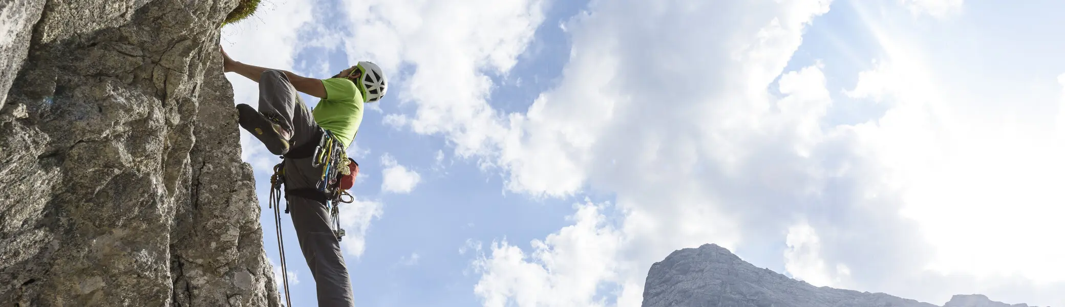 Outdoor-Klettern am Fels | © DAV/Wolfgang Ehn